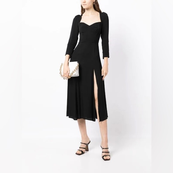 Reformation Mara Dress Black - Picture 6 of 10